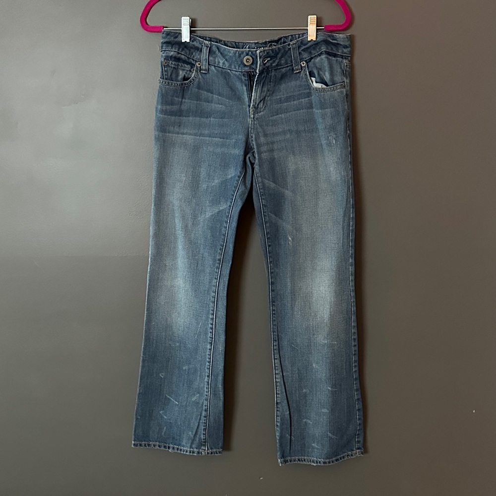 American Eagle Outfitters Women's Boot Cut Jeans - Dark Blue